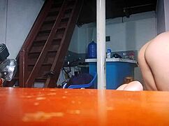 stepdaughter's juicy pussy and ass primed for my double penetration pounding till i swallow deep