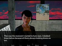 Brunette milf teases big tits and ass in erotic family game play