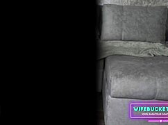 Naughty wife invites step-sister to watch amateur milf couple sex!