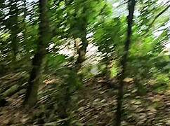 Trail creampie rush with Adam and Eva