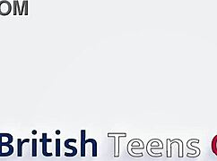 British student stuffs fingers deep in ass and pussy