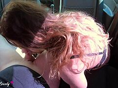 he drives me deep into the forest then bends me over car for rough outdoor fucking doggystyle and cowgirl on big cock