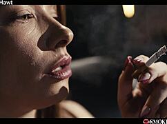 Sata Jones Rides Reverse Cowgirl While Holding Her Cigarette Effortlessly