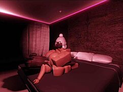 Brunette Hotel Guest Drags Stranger Inside for Wild Cock Ride