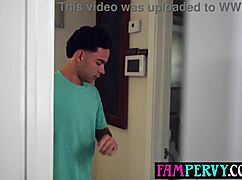 stepmom stuck needs big dick stepson rescue railed doggystyle