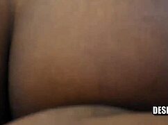 Curvy babe dirty talks oiled handjob pov