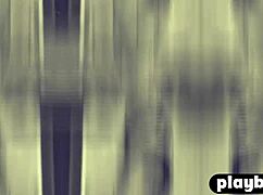 Small tits teen model Melissa Jean poses poolside stripping booty