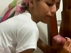 Hard fuck while stepsis rummages closet for clothes dirty talk domination