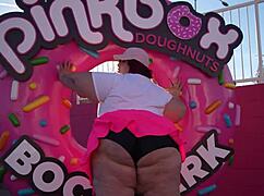 ever wonder what happens when a pinkbox clown slut fucks her coworker mid-shift then bangs the manager?