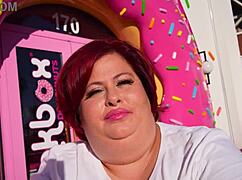 ever wonder what happens when a pinkbox clown slut fucks her coworker mid-shift then bangs the manager?