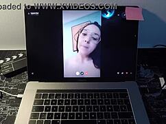 my spanish milf pussy throbs watching leyva hot fuck her fan on cam vol iii