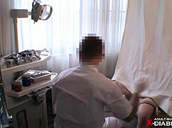what's that japanese housewife doc doing spying on patient tits