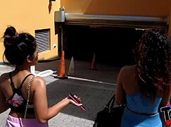 yo check out this wild 18yo interracial threesome with latina and tiny filipina at miami airbnb bts