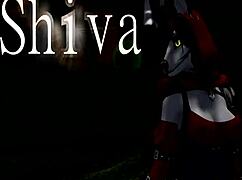 hey little red come ride this furry monster rough in the forest