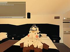 131 Roblox Porn: Blacked Monster Cock Pounds Bent-Over Ass in Rough Doggystyle