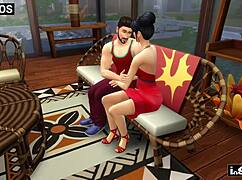 your wife ignores you while riding neighbor's cock hard