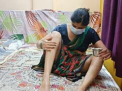 Desi Bhabhi Takes Hard Fast Creampie from Driver