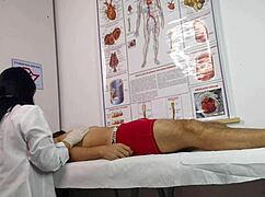 nurse makes patient hard workout with juicy tight pussy licking deepthroat rough sex moaning