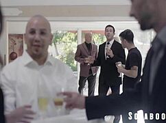 Rich Philanthropist Dominates Petite Homeless Brunette Teen with Whipping and Rough Fucking