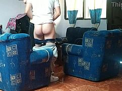 Holy shit spying on stepsis fucking boyfriend doggystyle while i jerk off hidden cam!