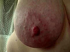 damn check these huge natural milf tits up close so bouncy and sexy