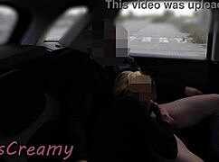 Dogging My Slutty Wife And Student With Blowjobs Doggystyle In Public Parking