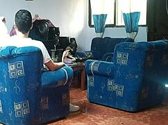 Holy shit spying on stepsis fucking boyfriend doggystyle while i jerk off hidden cam!