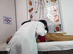 nurse makes patient hard workout with juicy tight pussy licking deepthroat rough sex moaning