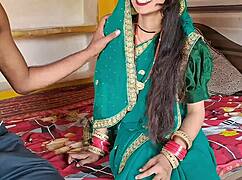 pados wali bhabhi gets dirty in green sari fuck