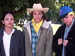 adorable mandy sky drops bikini for bbc deepthroat outdoors