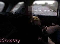 Dogging My Slutty Wife And Student With Blowjobs Doggystyle In Public Parking