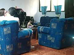 Holy shit spying on stepsis fucking boyfriend doggystyle while i jerk off hidden cam!