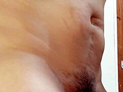 lesbian couple rubs juicy big pussy lips together in homemade scissoring bliss