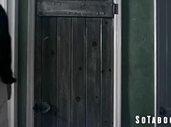 Rich Philanthropist Dominates Petite Homeless Brunette Teen with Whipping and Rough Fucking