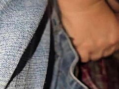 You won't believe this milf delivering a full blowjob at the concert crammed in that truck with everyone around.