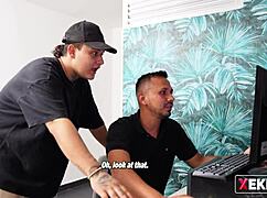 Pregnant Colombian with Big Natural Tits Caught Spying and Fucked Hard by Voyeur in Fetish Scene