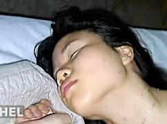 stepdad fills tight 18 yo teen pussy with oozing creampie before school rush