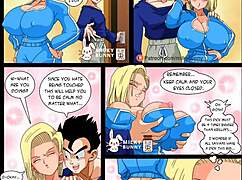 gohan dives into lesbian big ass big tits creampie action straight from the hottest porn comic pages