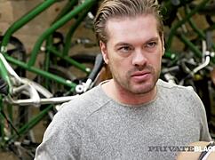 Hey bambi bella in private black threesome sucking big black cocks outdoors.