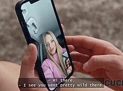 cuckold husband watches old jerk fuck his tight pussy wife hardcore