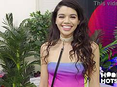 90-pound harley haze begs bryan gozzling to wreck her 😩🍆💦