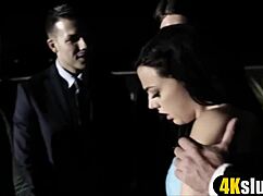 her prom night turns into steamy group fun with three guys