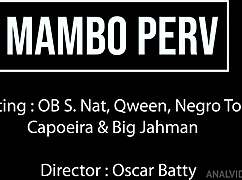 Exotic Brazilian teen dominated by Qween Goddess, then DP'd ANAL by 3 HUGE COCKS!