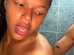 I cum deep inside that prostitute's pussy milking her huge tits