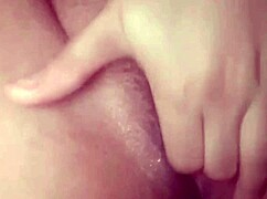 teasing handjobs on my small phimosis cock while ex teen squirts on her tasty pussy and big tits part 4
