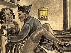i discover steamy vintage erotic drawings