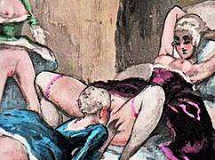 i discover steamy vintage erotic drawings