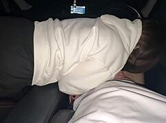 picked up teen whore for car mouth fucking and cum