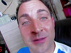 hey slut, bend over so i can fuck your shaved pussy then switch to tight ass rimjob riding.