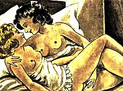 i discover steamy vintage erotic drawings